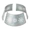 Glitzhome® Silver 26" LED Snowflake Cutout Metal Tree Collar